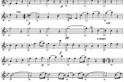 SERENADE No.11，K.375 Part 4 Menuetto（四重奏·次中音萨克斯分谱）