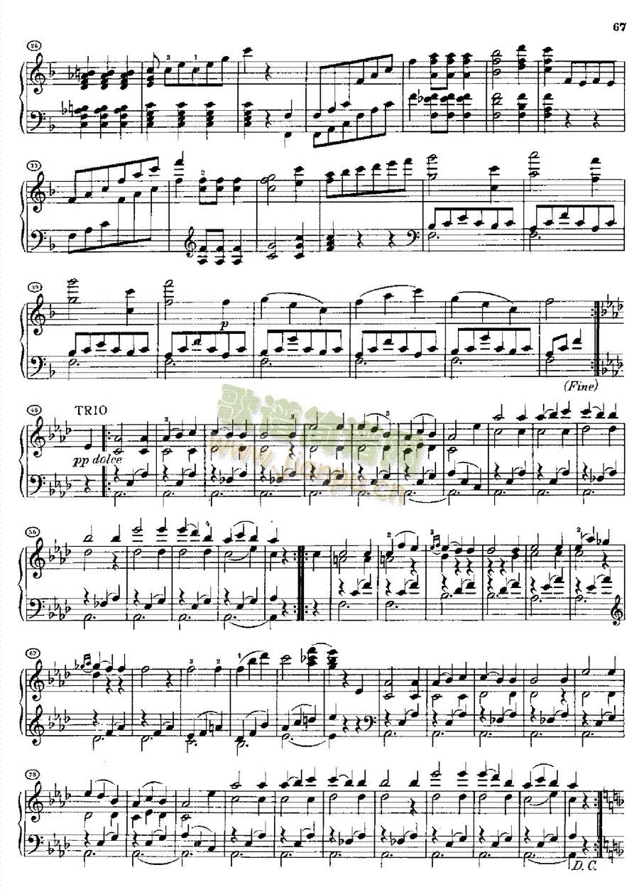 20首圆舞曲又名最后的圆舞曲opus127.D146(1键盘类钢琴(钢琴谱)6